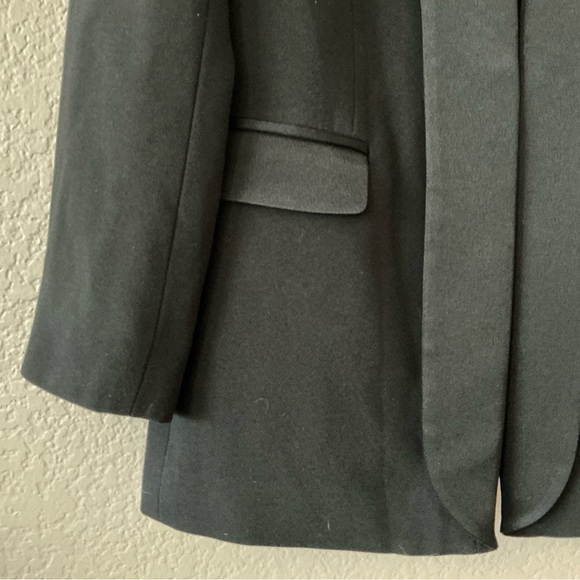 Alice + Olivia Jace Shawl Collar Oversized Fitted Blazer Size XS Black - Picture 4 of 14
